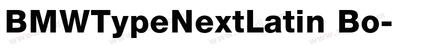 BMWTypeNextLatin Bo字体转换